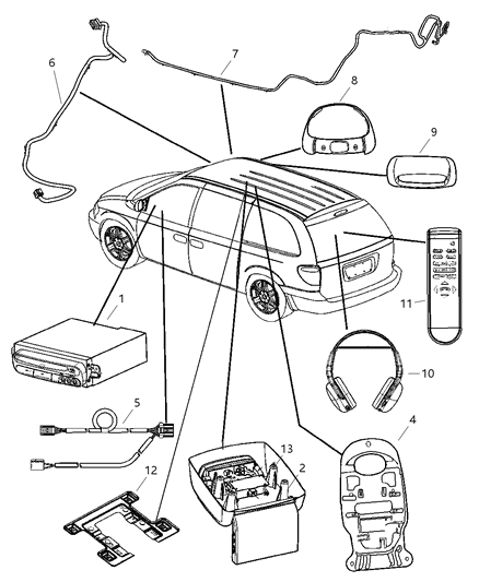 Bracket Assy Rear Seat Video
