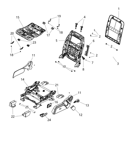 Panel Seat Back