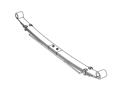 New 2016-2018 Fits Chrysler 3500, 4500, 5500 Rear Leaf Spring - Part # 68299069AA