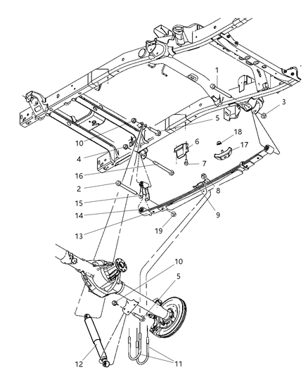 New 2006-2012 Fits Chrysler 3500, 4500, 5500 Absorber-Suspension - Part # 5168269AA