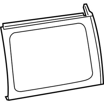 New 2019 Fits Chrysler Wrangler Window-Quarter - Part # 5VN24FX9AD