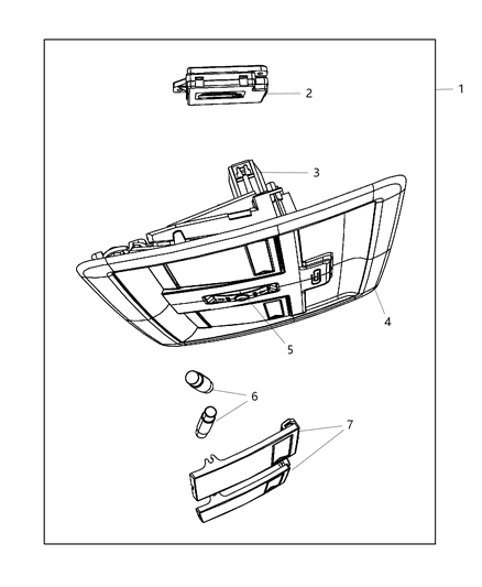 Housing Overhead Console