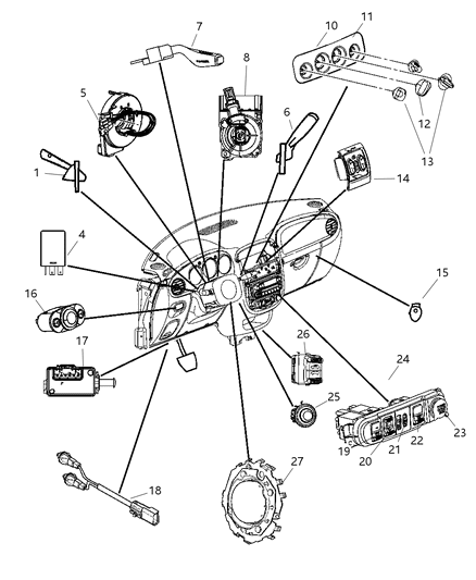 Foam Multifunction Switch