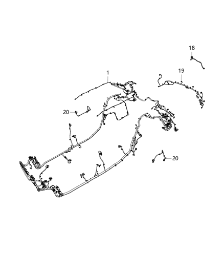New 2019 Fits Chrysler Caliber, Compass, Patriot Body - Part # 68383737AC
