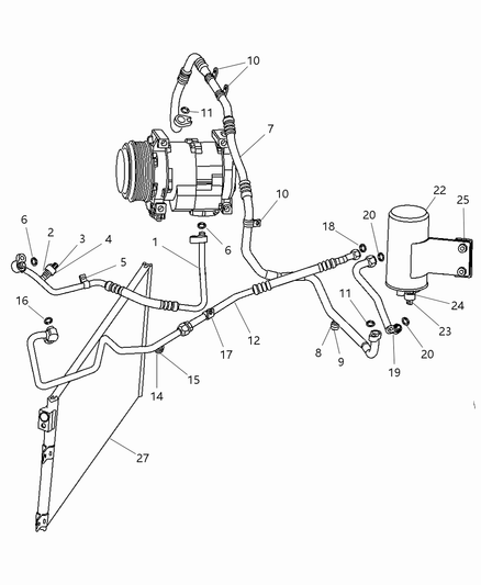 Clip A/C Line