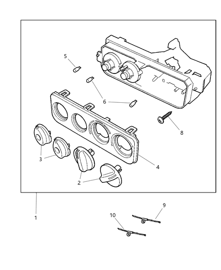 Socket A/C And Heater Control Bulb