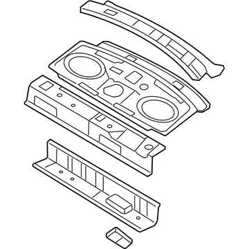 Panel Assy - Rear Package Tray Trim