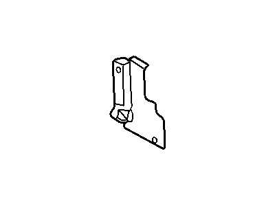New OEM Genuine Plymouth, Front Left Lower Radiator Support Side Panel - Part # 4783351AE