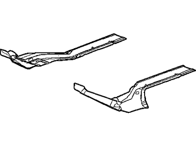 New 2014-2015 Fits Chrysler 1500 Support-Underbody Hold Down - Part # 55275765AL