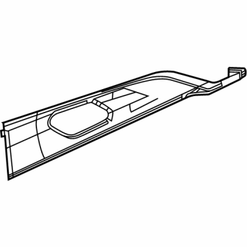 New 2022-2024 Fits Chrysler Grand Cherokee Rear Door - Part # 6PT651AAAD