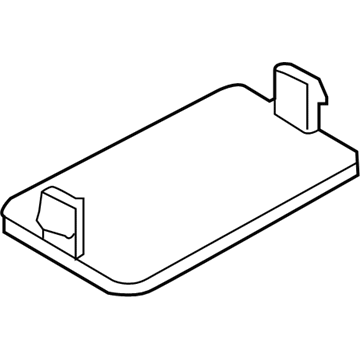 Lens, Rear License Lamp