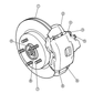Piston, Boot & Seal Package, Front Caliper 1993-4
