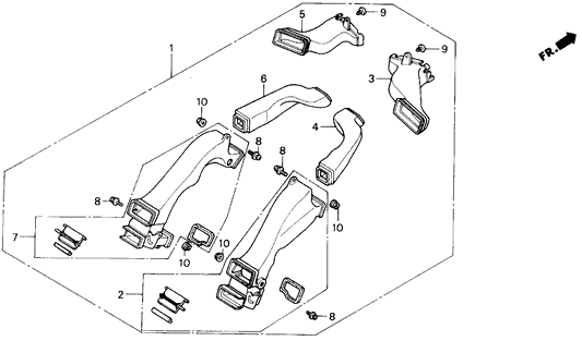 Duct, R. Air (Upper)