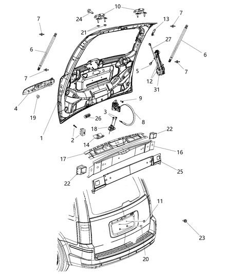 Handle Liftgate
