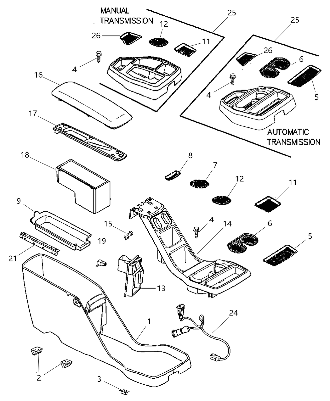 Mat Floor Console