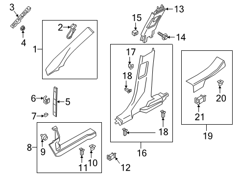 Windshield Pillar Trim