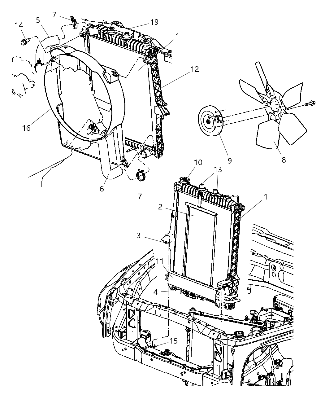 Hose Radiator Inlet