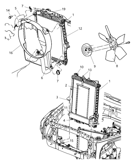 Hose Radiator Inlet
