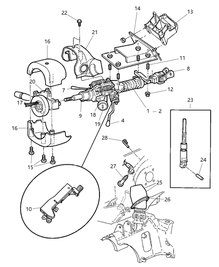 Shroud Steering Column