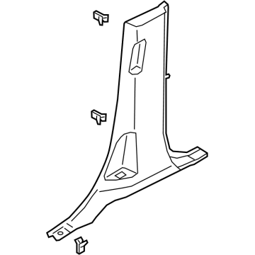 Lower Center Pillar Trim