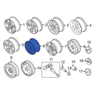 New OEM Wheel Fits, 2010-2011 Ford Mustang - Part # AR3Z1007H