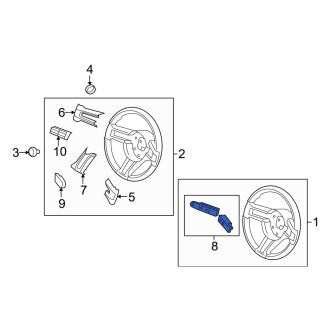 New OEM Cruise Control Switch Fits, 2010-2012 Ford Mustang - Part # AR3Z9C888AA