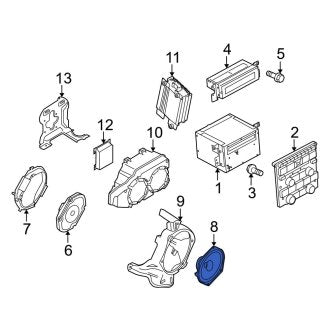 New OEM Left Speaker Fits, 2011-2012 Ford Mustang - Part # AR3Z18808C