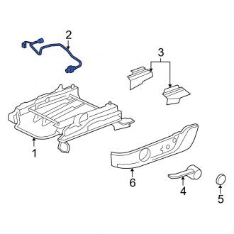 New OEM Right Power Seat Wiring Harness Fits, 2013-2014 Ford Mustang - Part # DR3Z14A698CA