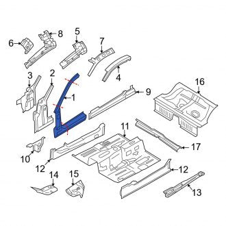 New OEM Left Uniside Fits, 2010-2014 Ford Mustang - Part # AR3Z76211A11A