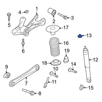 New OEM Suspension Shock Absorber Mount Insulator Fits, 2014 Ford Mustang - Part # DR3Z18197A