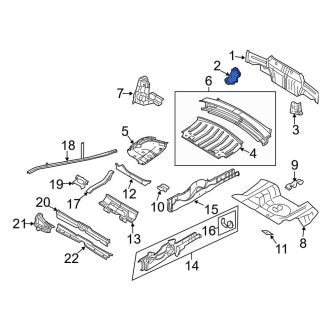 New OEM Right Rear Body Reinforcement Fits, 2006-2014 Ford Mustang - Part # 6R3Z76403C08A