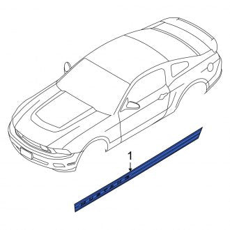 New OEM Trim Stripe Tape Fits, 2010 Ford Mustang - Part # AR3Z6320000BG