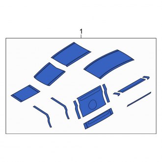 New OEM Left Trim Stripe Tape Fits, 2012 Ford Mustang - Part # CR3Z6320001AL