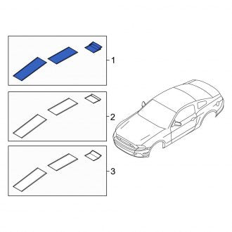 New OEM Trim Stripe Tape Fits, 2013-2014 Ford Mustang - Part # DR3Z6320000EZ