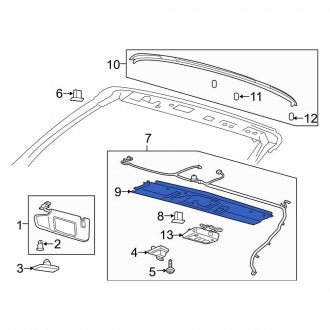 New OEM Roof Opening Trim Fits, 2017 Ford Mustang - Part # FR3Z7603606CE