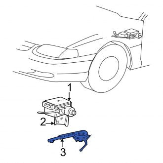 New OEM Cruise Control Cable Fits, 2001-2002 Ford Mustang - Part # 1R3Z9A825DA
