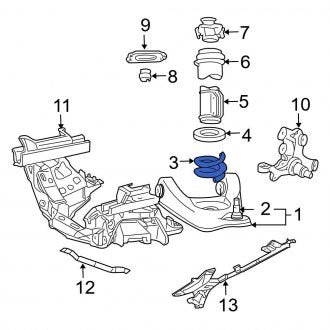 New OEM Front Coil Spring Fits, 2003-2004 Ford Mustang - Part # 3R3Z5310CA