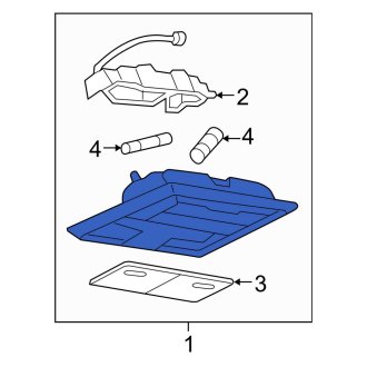 New OEM Upper Overhead Console Fits, 2005-2007 Ford Five Hundred - Part # 5G1Z54519A70AAB