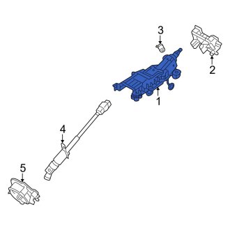 New OEM Steering Column Fits, 2005-2007 Ford Five Hundred - Part # 6F9Z3C529AA