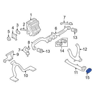 New OEM Rear HVAC Duct Adapter Fits, 2005-2007 Ford Freestyle - Part # 5F9Z19893AAF