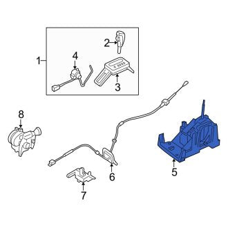 New OEM Automatic Transmission Shift Lever Fits, 2005 Ford Five Hundred - Part # 5F9Z7210C