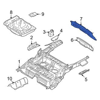 New OEM Rear Rear Body Panel Fits, 2005-2007 Ford Freestyle - Part # 8A4Z7440320A