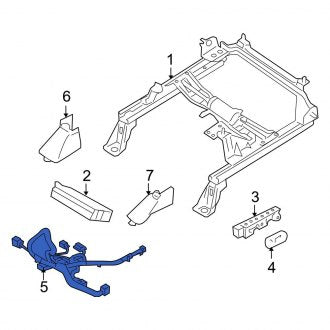 New OEM Right Power Seat Wiring Harness Fits, 2008-2009 Ford Taurus - Part # 8G1Z14A699DA