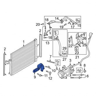New OEM A/C Compressor Bracket Fits, 2013 Ford C-MAX - Part # DS7Z10A313A