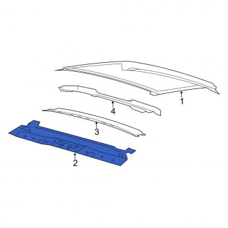 New OEM Front Roof Header Panel Fits, 2013-2018 Ford C-MAX - Part # DM5Z5803408B