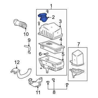 New OEM Mass Air Flow Sensor Fits, 2002-2004 Ford Focus - Part # 1L5Z12B579ARRM