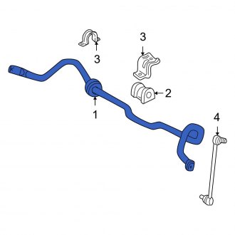 New OEM Front Suspension Stabilizer Bar Fits, 2000-2007 Ford Focus - Part # 3S4Z5482BA