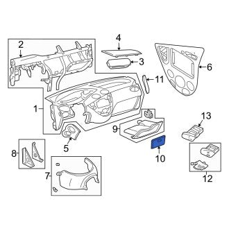 New OEM Fuse Box Cover Fits, 2004 Ford Focus - Part # 2M5Z14A003AAB