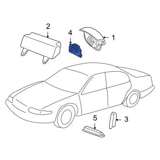 New OEM Air Bag Clockspring Fits, 2000-2003 Ford Focus - Part # YS4Z14A664CA