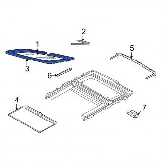 New OEM Sunroof Frame Fits, 2005-2007 Ford Focus - Part # 5S4Z6152124AAB
